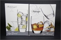 Michelangelo Luigi Bormioli Boxed Glass Set