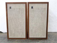 Pair Vintage "JBL" Bookshelf Wood Grain Speakers