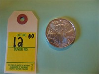 (1) 2009 American Eagle Silver Dollar