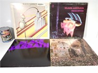 4 albums vinyles de Black Sabbath