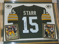 Bart Starr. Signed Jersey.