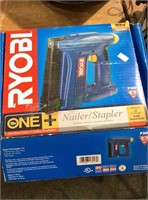 Ryobi 18 V Naylor/stapler, appears new in the