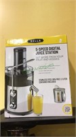 Bella 5 speed digital juice station, like new in