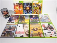 8 jeux Xbox 360 et 3 jeux Xbox dont Halo 3