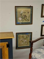 Pair Of Oriental Style Prints As Shown
