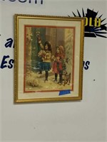 Framed Print Of Victorian Children Delivering