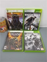 4 jeux Xbox 360 dont Watch Dogs