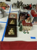 Dickensville Christmas Decorations And Framed
