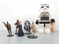 Lot de 5 figurines et réveil Lego "Star Wars"