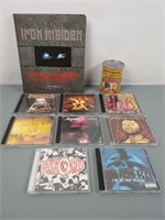 8 CD dont Primus, Sepultura, livre Iron Maiden