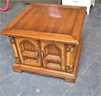 Wood End Table