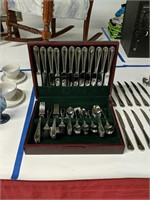 Set Of Reed & Barton Flatware With Case And