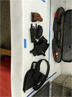 Lot Of Holsters And Gun Bag As Shown