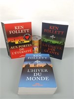 3 livres de Ken Follett dont "l'Hiver du Monde"