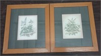 Framed Kitchen Herb Wall Art