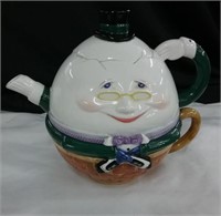 Dept 56 Humpty Dumpty Teapot & Cup