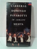 VHS: Carreras Domingo Pavarotti Sealed/Scellé