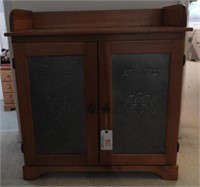 Contemporary Pine country style two door punch