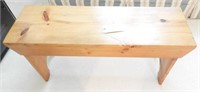 Pine bench (17” x 36” x 11”W)