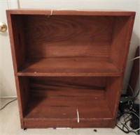 Pine two tier bookcase (24” x 9 ½”)