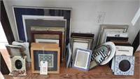 Large Qty of picture frames and framed prints