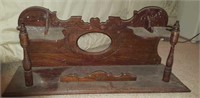 Antique oak dresser shelf or wall shelf