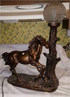 Lamp, by Vision, horse with tree and light