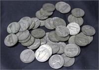 ROLL OF SILVER WARTIME NICKLES