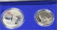 PROOF LIBERTY SILVER DOLLAR AND HALF