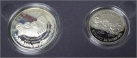 MT RUSHMORE SILVER DOLLAR AND HALF