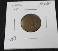 1902 INDIAN HEAD CENT  XF
