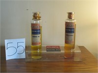 Atlantic Heating Oil Store Display w/ 2 Bottles