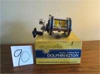 Vintage Olympic Dolphin 621LW Fishing Reel
