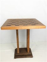 Checkers table.