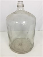Glass water jug.