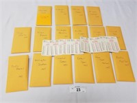 1947 Season APBA Baseball Card Set-25 Cards per Te