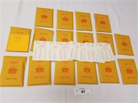 1957 Season APBA Baseball Card Set-25 Cards per Te