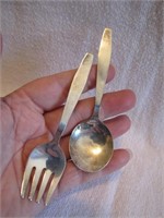 Towle Sterling Silver Child's Fork & Spoon