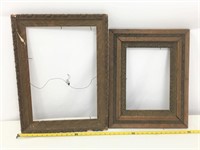 Antique picture frames.