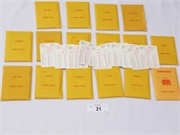 1946 Season APBA Baseball Card Set-25 Cards per Te