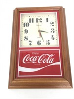 Coca-Cola clock.