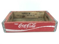 Vintage Coca-Cola wood crate.
