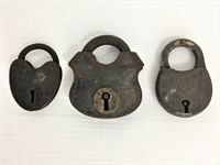 Antique padlocks.