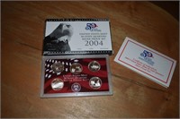 2004 US MInt  State Quarters Silver Proof Set