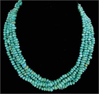 Turquoise Bead Necklace