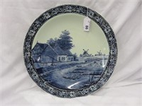 BLUE DELFT CHARGER 15"