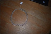 18" Thick Sterling Silver Spike Chain