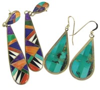 Navajo and Zuni Earrings