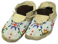 Shoshone Beaded Moccasins