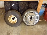 Spare trailer tires